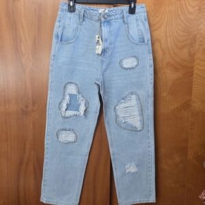 NWT Easel Light Blue Denim Jeans